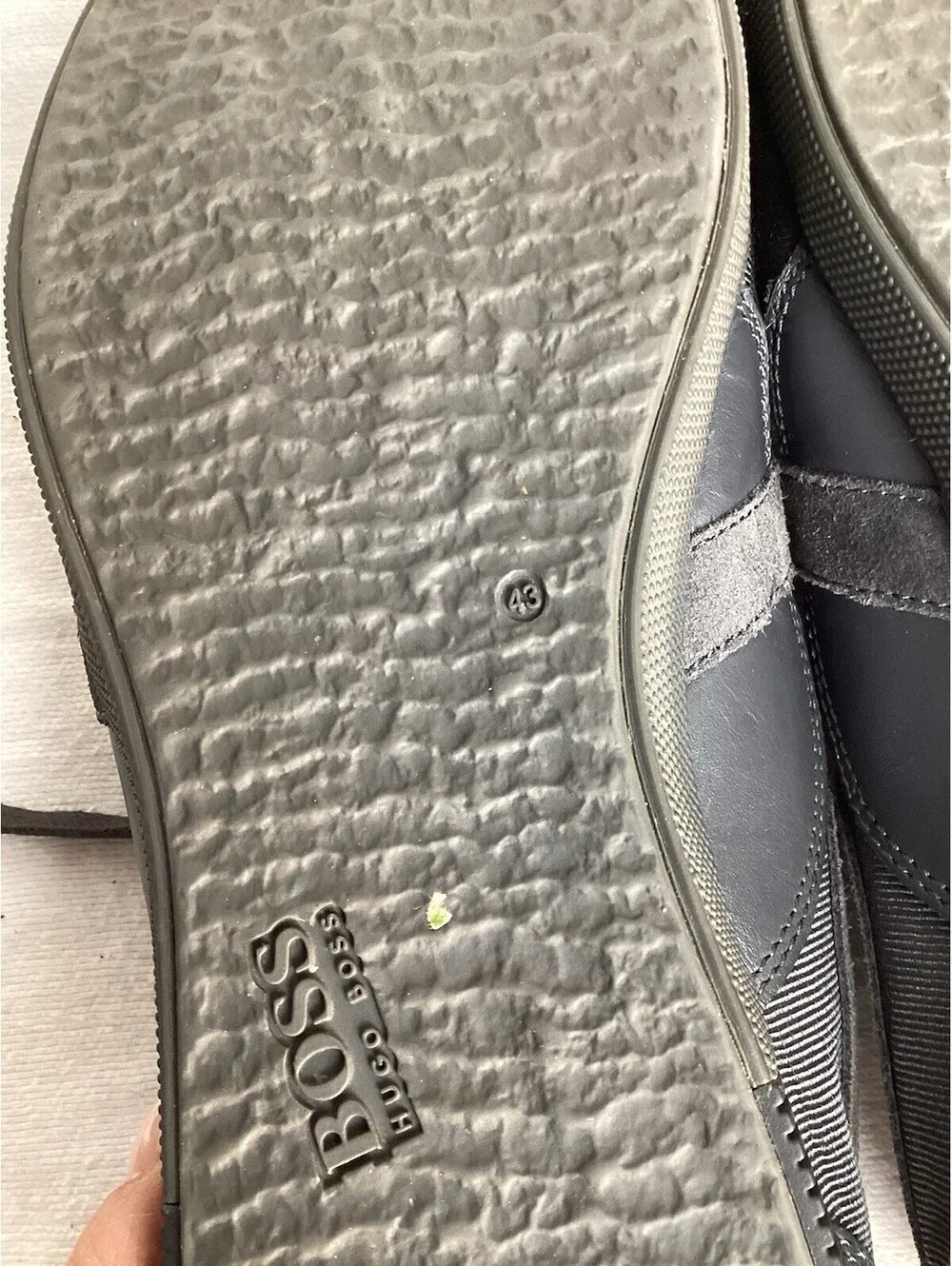 Hugo Boss AG Dieselstrasse Casual Size 43 Dark Grey 9.5